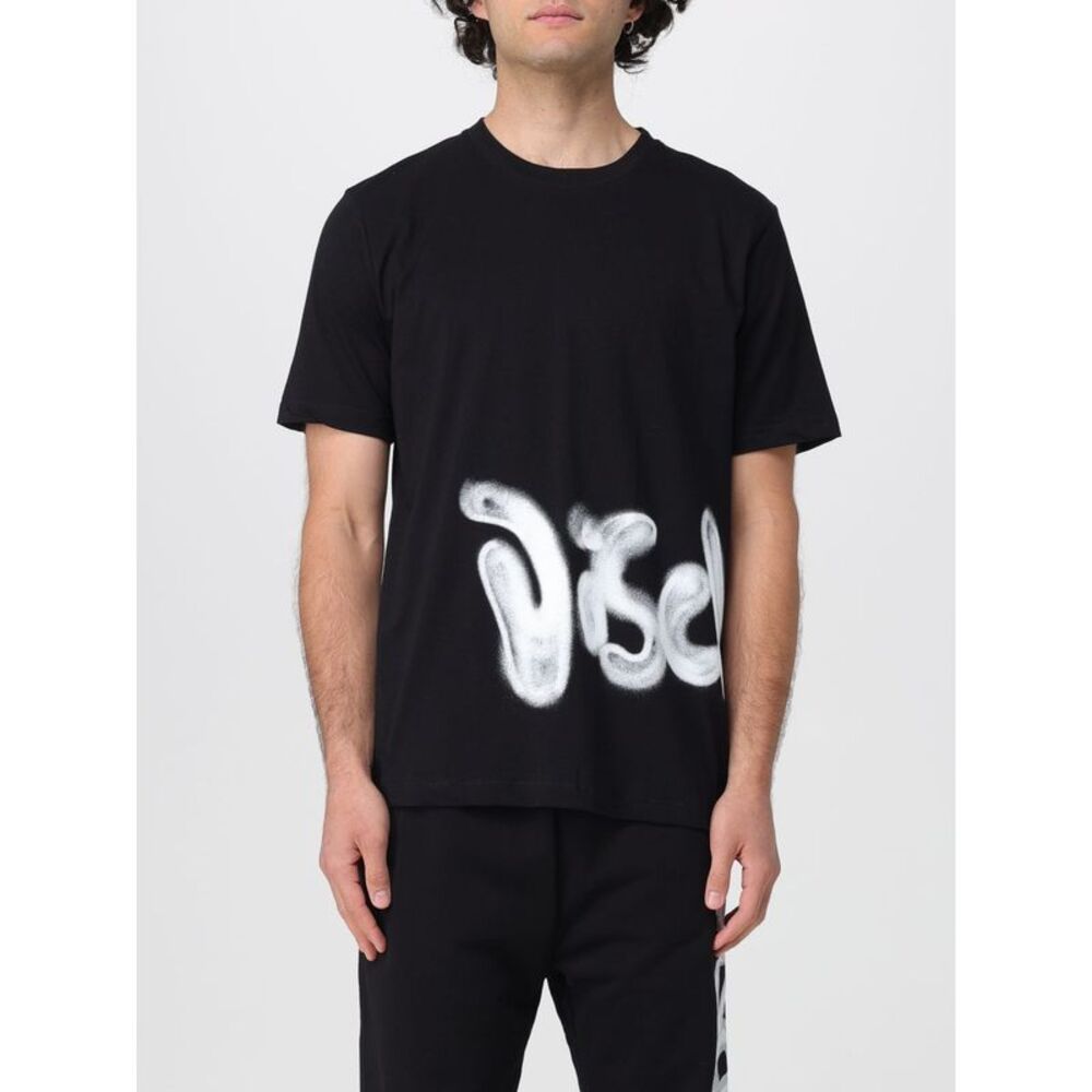 Disclaimer Men Disclaimer Cotton T-Shirt With Lettering Logo Print